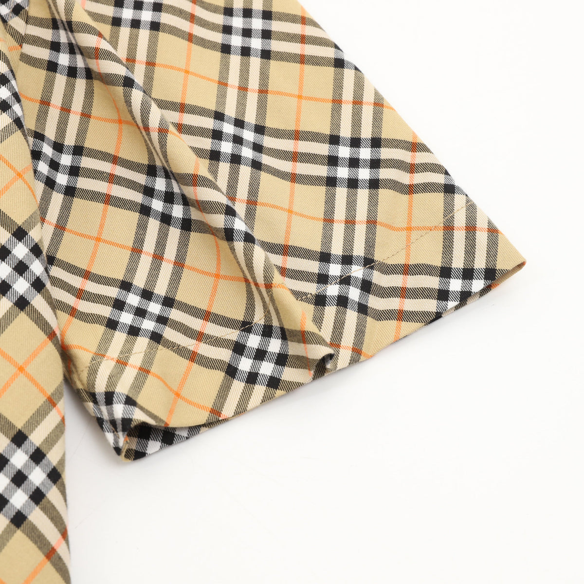 Burberry Shield Emblem Vintage Check Short-Sleeve Shirt