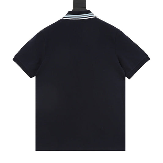 Gucci Minimalist Lettering Cotton Piqué Polo Shirt 2026
