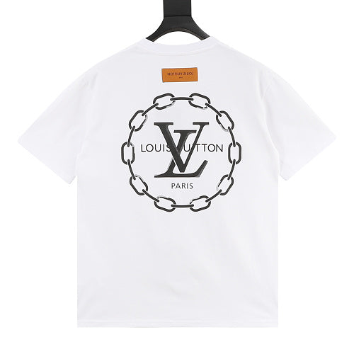 Louis Vuitton 26SS Chain Letter Logo Print T-Shirt