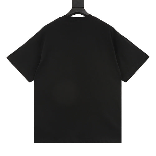 Gucci Ink-Brush Graffiti Lettering Cotton T-Shirt 2026