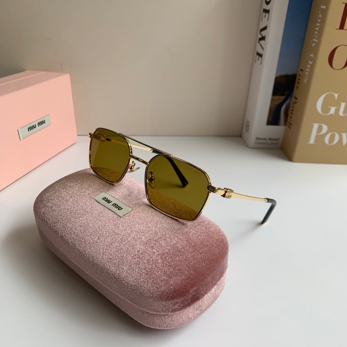 Miu Miu 2026 Acetate & Metal Square Frame Glasses
