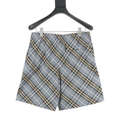 Burberry Diagonal Check Swim Shorts
