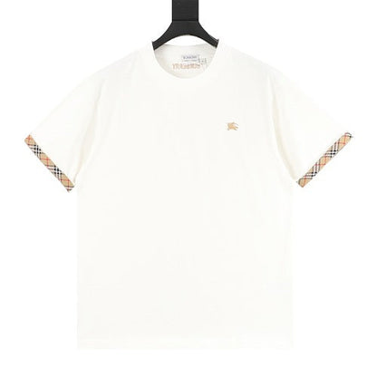Burberry Check Webbing Cuff T-Shirt