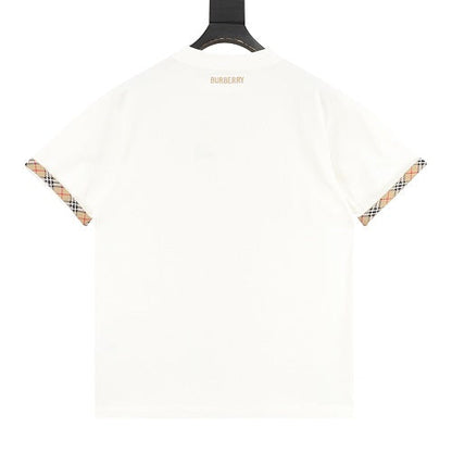 Burberry Check Webbing Cuff T-Shirt