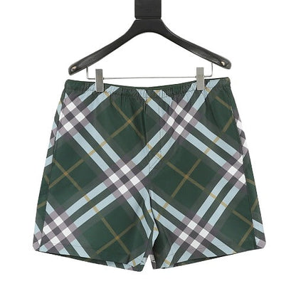 Burberry Diagonal Check Swim Shorts