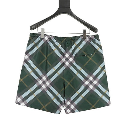 Burberry Diagonal Check Swim Shorts