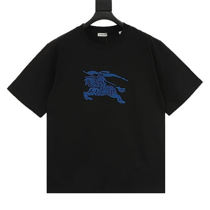 Burberry Equestrian Knight Toothbrush Stitch Embroidery T-Shirt