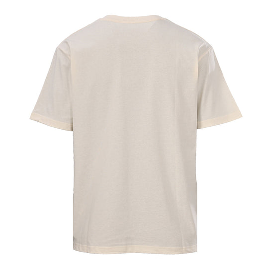 Gucci GG Monogram Bear Embroidery Appliqué Cotton T-Shirt 2026