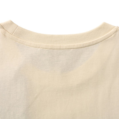 Gucci GG Monogram Bear Embroidery Appliqué Cotton T-Shirt 2026