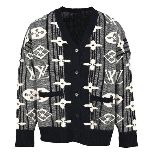 Louis Vuitton Monogram Jacquard Cotton Sweatshirt – Signature LV Heritage Piece
