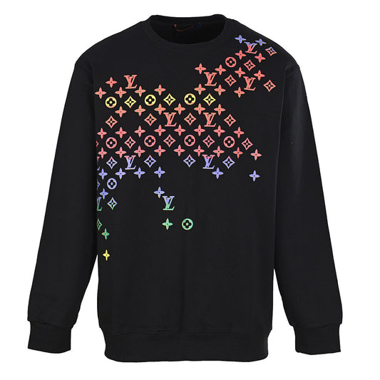 Louis Vuitton Monogram Jacquard Cotton Sweatshirt – Impeccable LV Luxury Taste