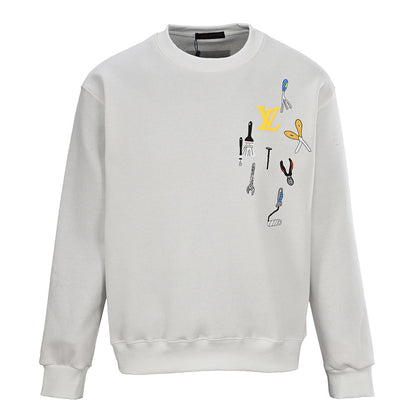 Louis Vuitton Premium Monogram Jacquard Cotton Sweatshirt