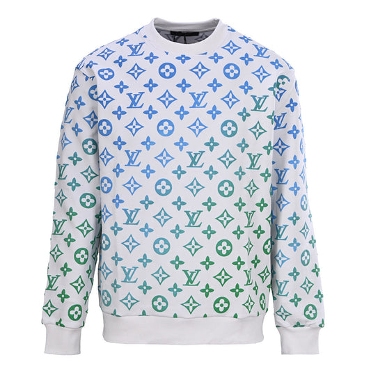 Louis Vuitton Monogram Jacquard Cotton Sweatshirt – Subtle LV Luxury Influence