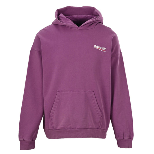 Balenciaga Political Campaign Logo Oversized Hoodie 2026