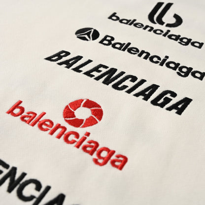 Balenciaga Multi Logo Collage Crewneck Sweatshirt 2026
