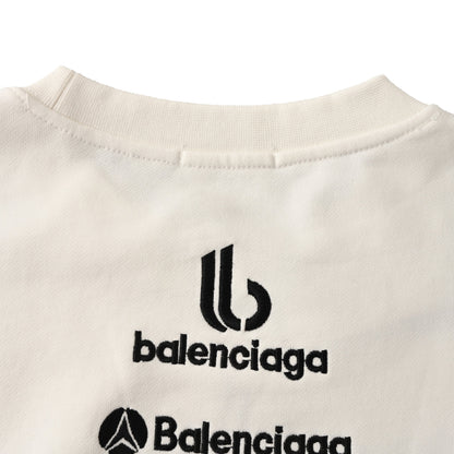 Balenciaga Multi Logo Collage Crewneck Sweatshirt 2026