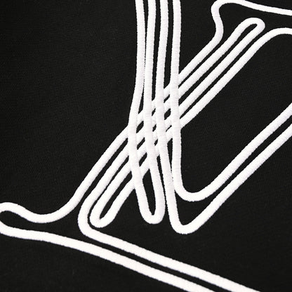 Louis Vuitton Monogram Jacquard Cotton Hoodie – Classic LV Heritage Comfort