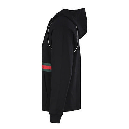 Gucci Web Stripe Half-Zip Hoodie 2026