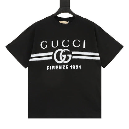 Gucci Gradient Belt Print Heavyweight Cotton T-Shirt 2026