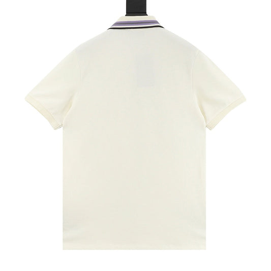 Gucci Minimalist Lettering Cotton Piqué Polo Shirt 2026