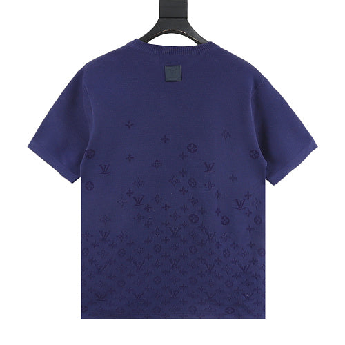 Louis Vuitton 26SS Gradient Monogram Jacquard Knit T-Shirt