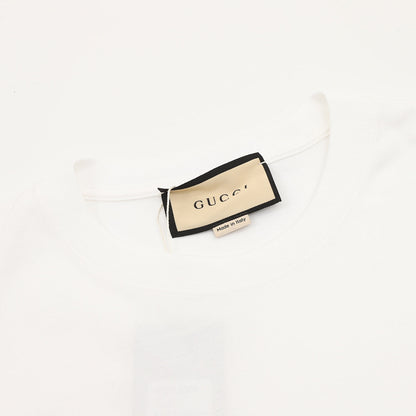 Gucci Interlocking Double G Print Cotton Short-Sleeve Top 2026