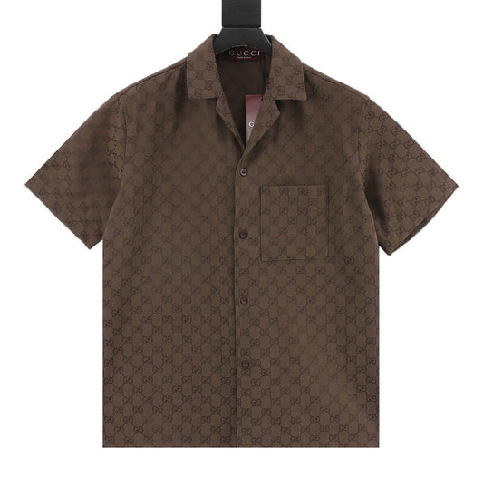 Gucci All-Over GG Jacquard Linen Shirt 2026 | Relaxed Fit