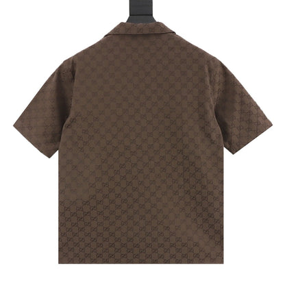 Gucci All-Over GG Jacquard Linen Shirt 2026 | Relaxed Fit