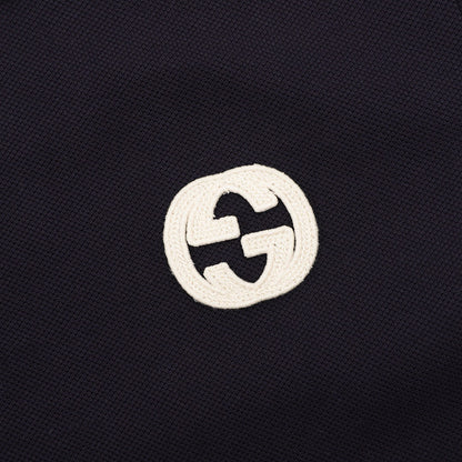 Gucci Double G Knitted Cotton Piqué Polo Sweater 2026