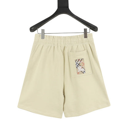 Burberry 25SS Equestrian Knight Check Patch Shorts