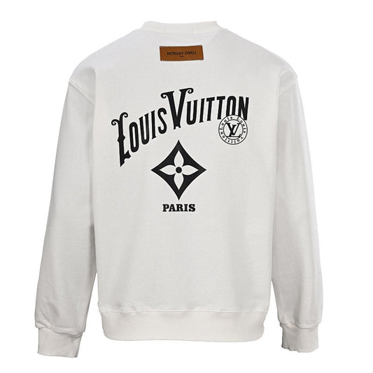 Louis Vuitton Paris Monogram Crest Print Crewneck Sweatshirt
