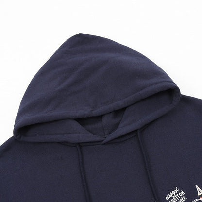 Louis Vuitton Sailboat-Embroidered Pullover Hoodie