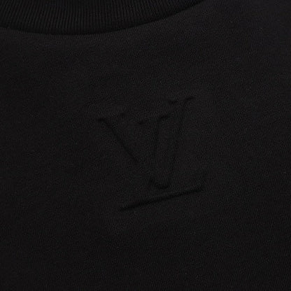 Louis Vuitton LV Two-Tone Embossed Logo Long-Sleeve T-Shirt
